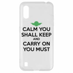 Чехол для Samsung A01/M01 Calm you shall keep