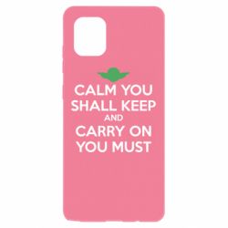 Чехол для Samsung Note 10 Lite Calm you shall keep - PrintSalon