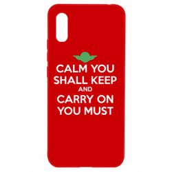 Чехол для Xiaomi Redmi 9a Calm you shall keep - PrintSalon