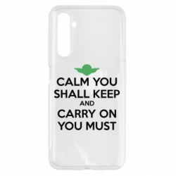 Чехол для Realme 6 Calm you shall keep - PrintSalon