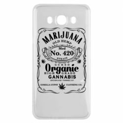 Чохол для Samsung J7 2016 Cannabis label - PrintSalon