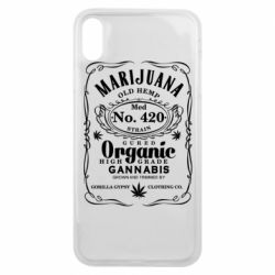 Чохол для iPhone Xs Max Cannabis label - PrintSalon