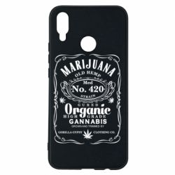 Чохол для Huawei P Smart Plus 2018 Cannabis label - PrintSalon