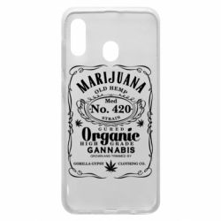 Чохол для Samsung A30 Cannabis label - PrintSalon