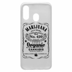 Чохол для Samsung A40 Cannabis label - PrintSalon