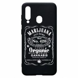 Чохол для Samsung A60 Cannabis label - PrintSalon