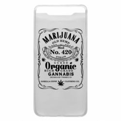 Чохол для Samsung A80 Cannabis label - PrintSalon