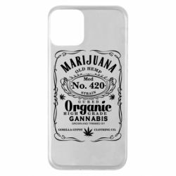 Чохол для iPhone 11 Cannabis label - PrintSalon
