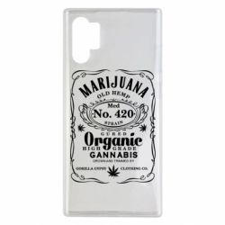 Чохол для Samsung Note 10 Plus Cannabis label - PrintSalon