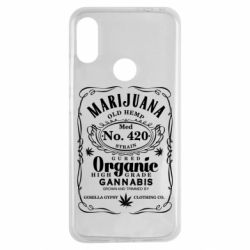 Чохол для Xiaomi Redmi Note 7 Cannabis label - PrintSalon