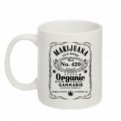 Чашка 320ml Cannabis label