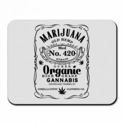 Килимок для миші Cannabis label - PrintSalon