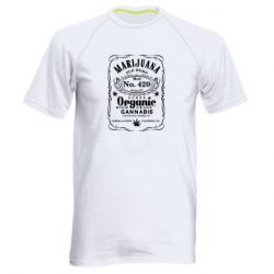 Чоловіча футболка для спорту Cannabis label - PrintSalon