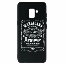 Чохол для Samsung A8+ 2018 Cannabis label - PrintSalon