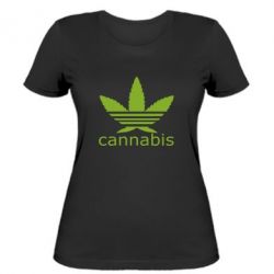 Жіноча футболка Cannabis - PrintSalon