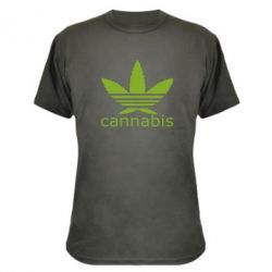 Камуфляжна футболка Cannabis - PrintSalon