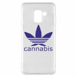 Чехол для Samsung A8 2018 Cannabis