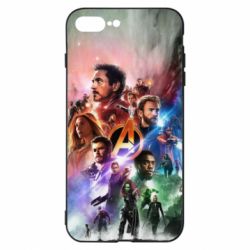 Чехол для iPhone 7 Plus Canvas marvel universe - PrintSalon