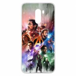 Чехол для Xiaomi Pocophone F1 Canvas marvel universe - PrintSalon
