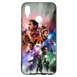 Чехол для Huawei P Smart Plus 2018 Canvas marvel universe - PrintSalon