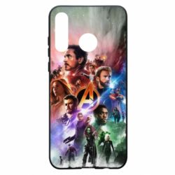Чехол для Huawei P30 Lite Canvas marvel universe - PrintSalon