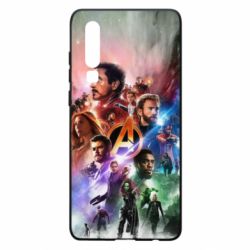 Чехол для Huawei P30 Canvas marvel universe - PrintSalon