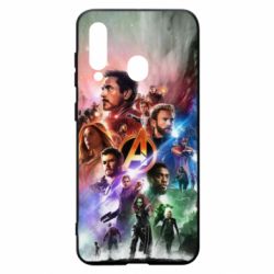 Чехол для Samsung A60 Canvas marvel universe - PrintSalon