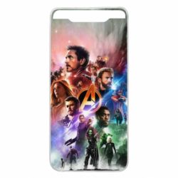 Чехол для Samsung A80 Canvas marvel universe - PrintSalon