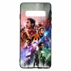 Чехол для Samsung S10 Canvas marvel universe - PrintSalon