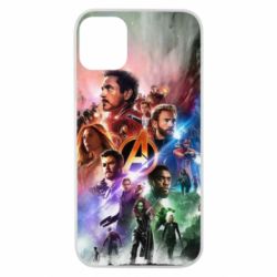 Чехол для iPhone 11 Pro Canvas marvel universe - PrintSalon
