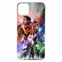 Чехол для iPhone 11 Pro Max Canvas marvel universe - PrintSalon
