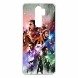 Чехол для Xiaomi Redmi Note 8 Pro Canvas marvel universe - PrintSalon