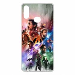 Чехол для Samsung A10s Canvas marvel universe - PrintSalon