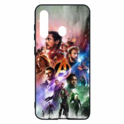 Чехол для Samsung M40 Canvas marvel universe - PrintSalon