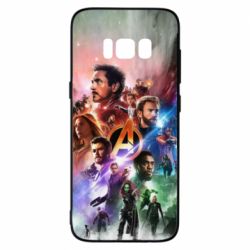 Чехол для Samsung S8 Canvas marvel universe - PrintSalon