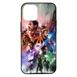 Чехол для iPhone 12 mini Canvas marvel universe - PrintSalon