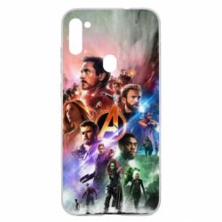 Чехол для Samsung A11/M11 Canvas marvel universe - PrintSalon