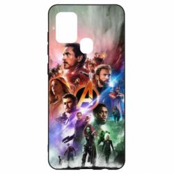 Чехол для Samsung A21s Canvas marvel universe - PrintSalon