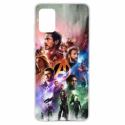 Чехол для Samsung A51 Canvas marvel universe - PrintSalon