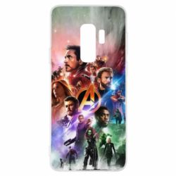 Чехол для Samsung S9+ Canvas marvel universe - PrintSalon