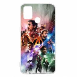 Чехол для Samsung M31 Canvas marvel universe - PrintSalon