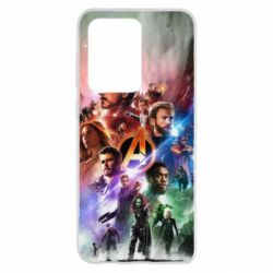 Чехол для Samsung S20 Ultra Canvas marvel universe - PrintSalon