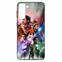Чехол для Samsung S21 Ultra Canvas marvel universe - PrintSalon
