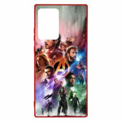 Чехол для Samsung Note 20 Ultra Canvas marvel universe - PrintSalon