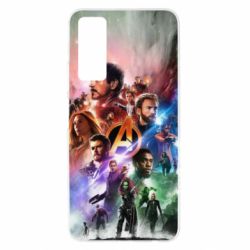 Чехол для Huawei P Smart 2021 Canvas marvel universe - PrintSalon
