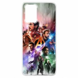 Чехол для Oppo A74 4G Canvas marvel universe - PrintSalon