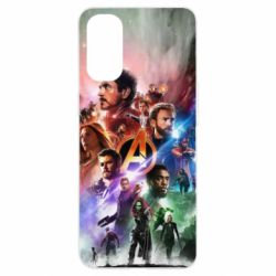 Чехол для Oppo Reno 4 Canvas marvel universe - PrintSalon