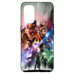 Чехол для Oppo Reno 5 4G Canvas marvel universe - PrintSalon