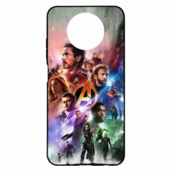 Чехол для Xiaomi Redmi Note 9 5G/Redmi Note 9T Canvas marvel universe