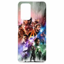 Чехол для Xiaomi Redmi Note 10 Pro Canvas marvel universe - PrintSalon